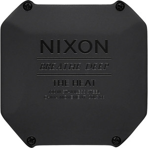 2022 Nixon Heat Surf Horloge A1320 - Zwart / Aqua Positief